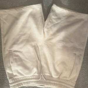 Kids Cream Jogger Shorts